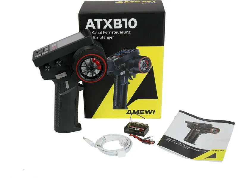 Amewi Fernsteuerung ATXB10 10-Kanal mit Empfänger Amewi Fernsteuerung ATXB10 10-Kanal mit Empfänger