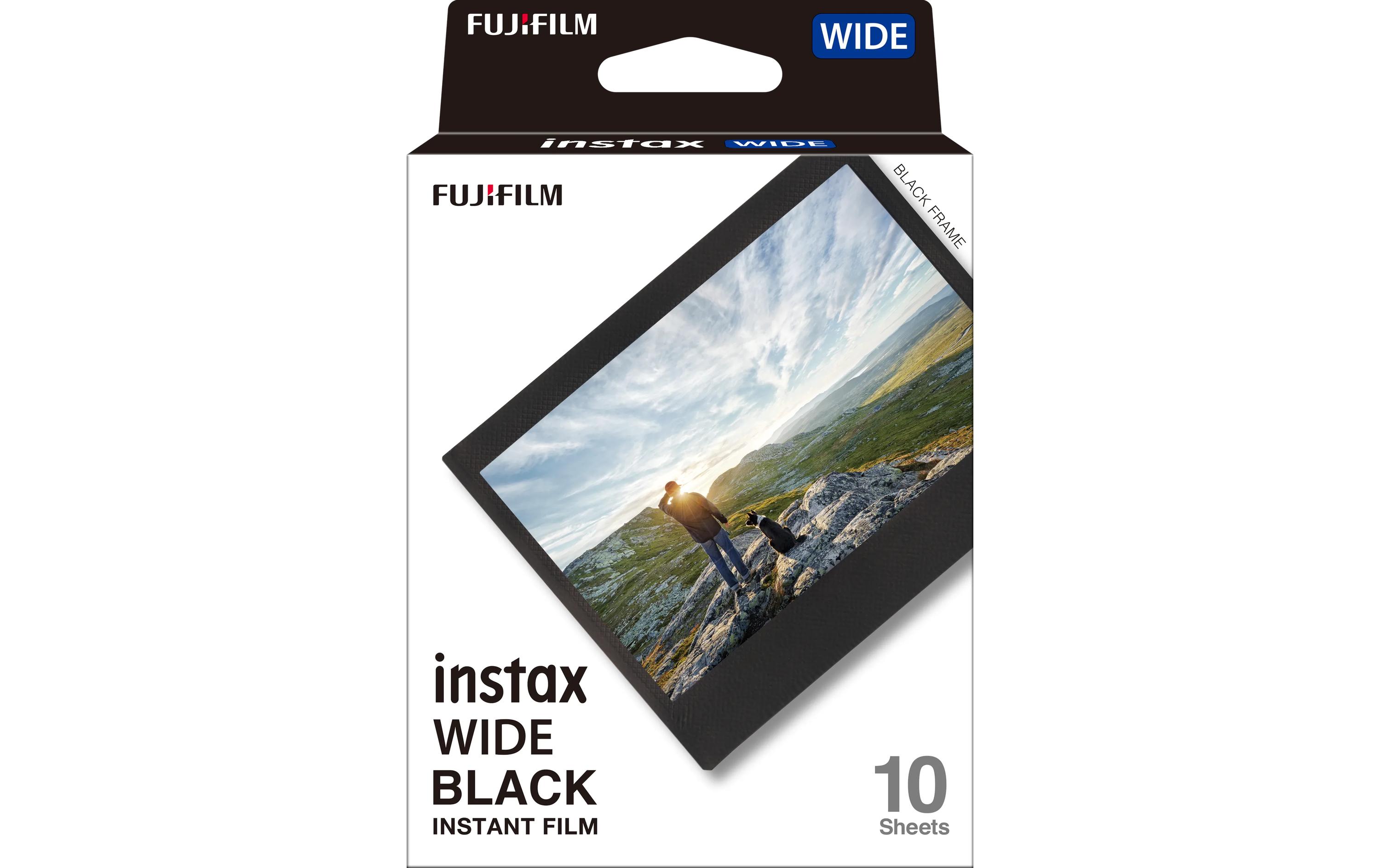 Fujifilm Instax Wide 10 Blatt Black Frame