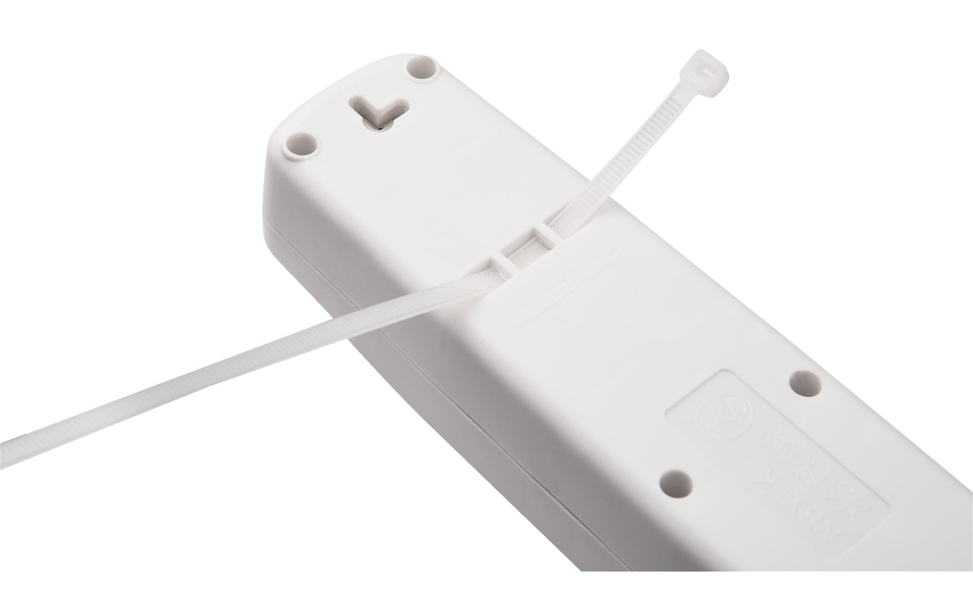 FURBER.power Steckdosenleiste mit Überlastschutz 7x T13, 25 Stück, Weiss