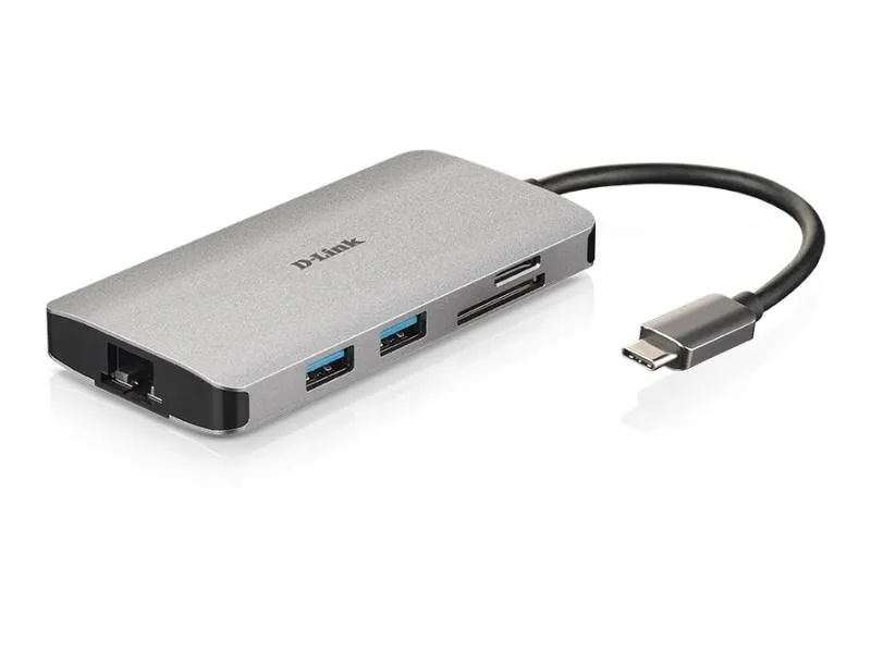 D-Link Dockingstation DUB-M810 USB/HDMI/RJ45/Kartenleser/USB‑C Lade D-Link Dockingstation DUB-M810 USB/HDMI/RJ45/Kartenleser/USB‑C Lade