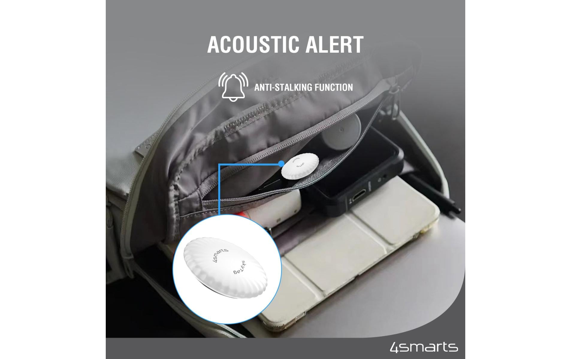 4smarts Schlüsselfinder SkyTag Slim 2er Set schwarz, weiss 4smarts Schlüsselfinder SkyTag Slim 2er Set schwarz, weiss