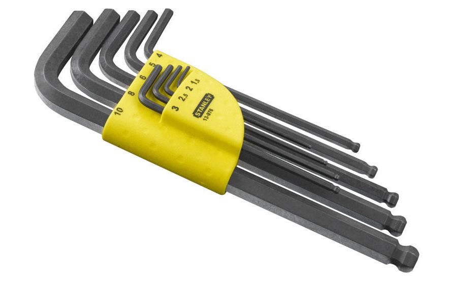 Stanley Winkelschlüssel-Set 1.5-10 mm lang