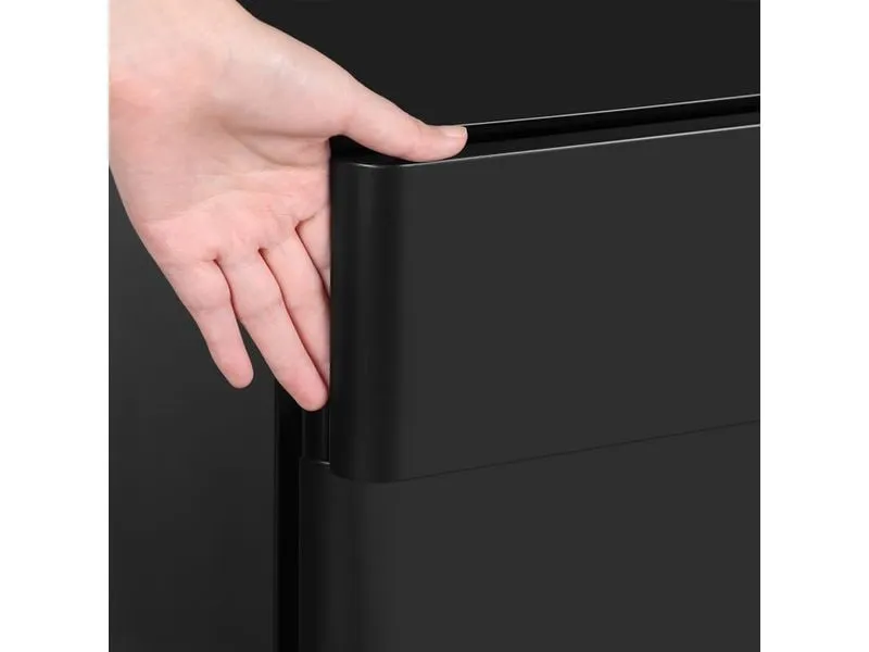 Songmics Multifunktionswagen 30 x 46 x 59 cm, Schwarz