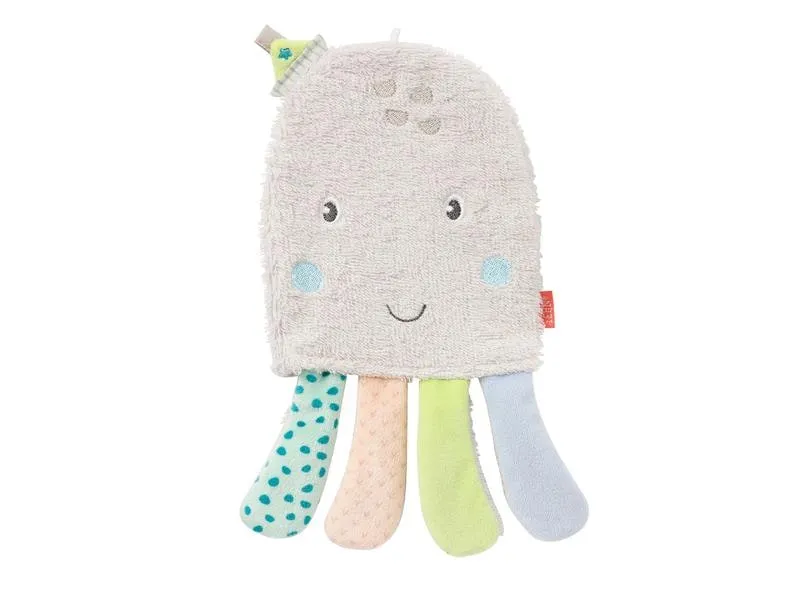 fehn Baby-Waschhandschuh Oktopus