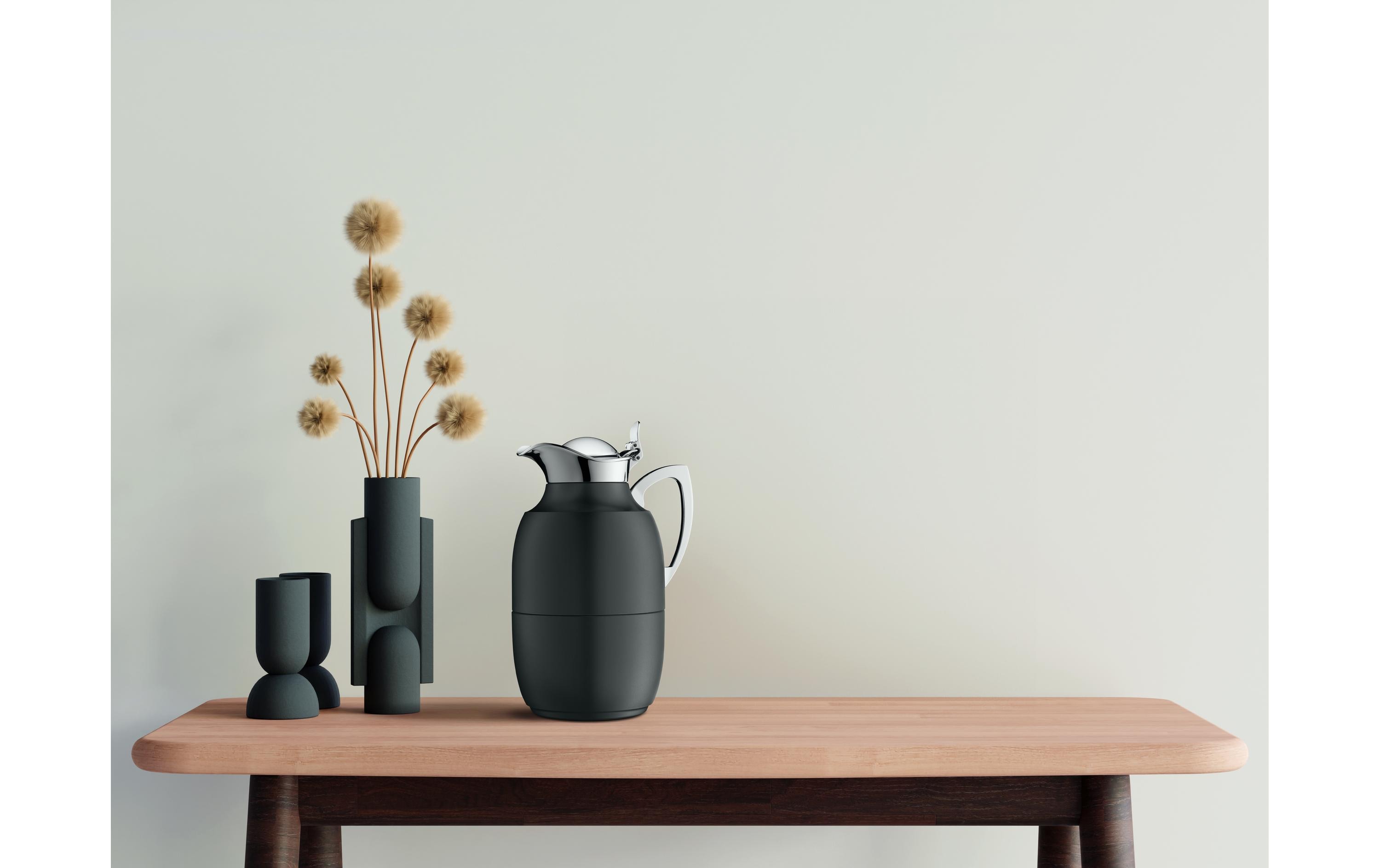 Alfi Thermoskanne Juwel 1000 ml, Schwarz Matt