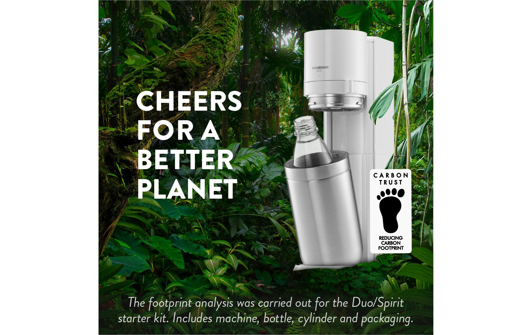 Sodastream Wassersprudler DUO Schwarz/Silber