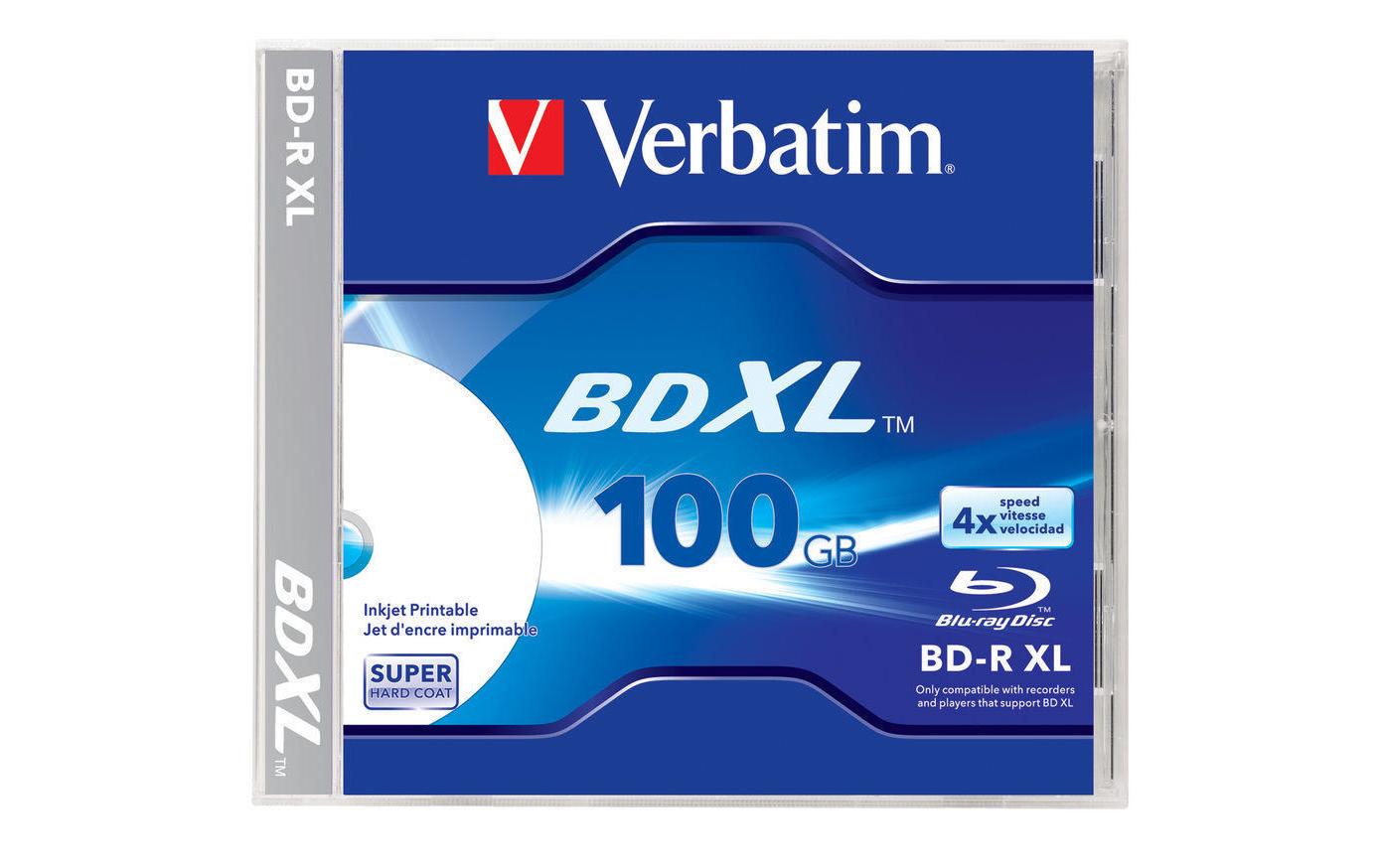 Verbatim BD-R 43790 100 GB, Jewelcase (1 Stück) Verbatim BD-R 43790 100 GB, Jewelcase (1 Stück)