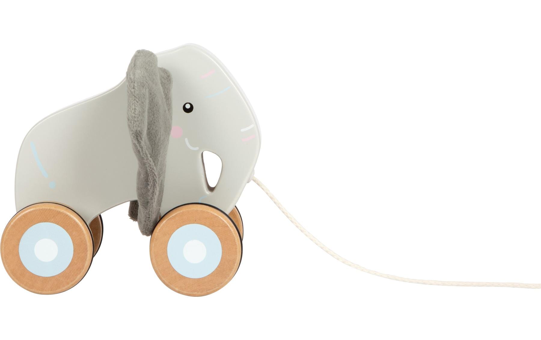 small foot Nachziehspielzeug Nachziehtier Elefant mit Knisterohren small foot Nachziehspielzeug Nachziehtier Elefant mit Knisterohren