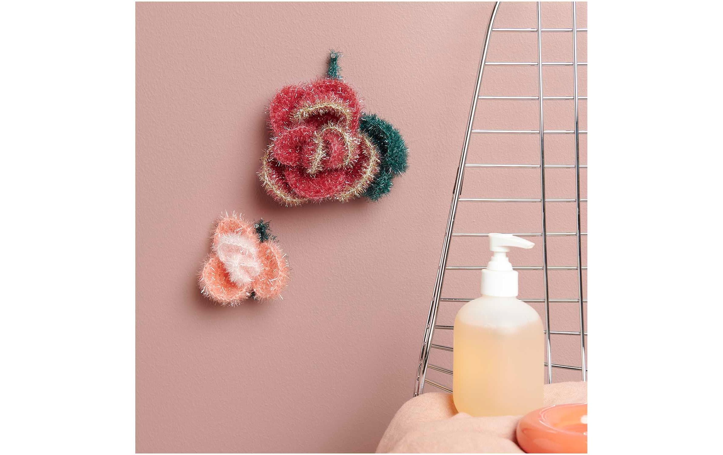 Rico Design Häkelset Bubble 6-teilig, Rose