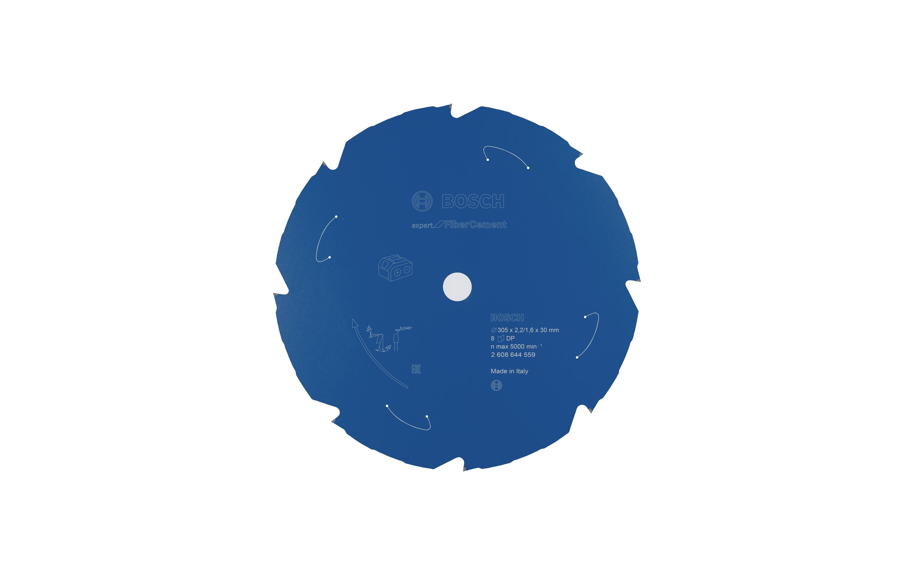 Bosch Professional Kreissägeblatt Expert Fibre Cement, 305 x 2.2 x 30 mm, 8 Z Bosch Professional Kreissägeblatt Expert Fibre Cement, 305 x 2.2 x 30 mm, 8 Z