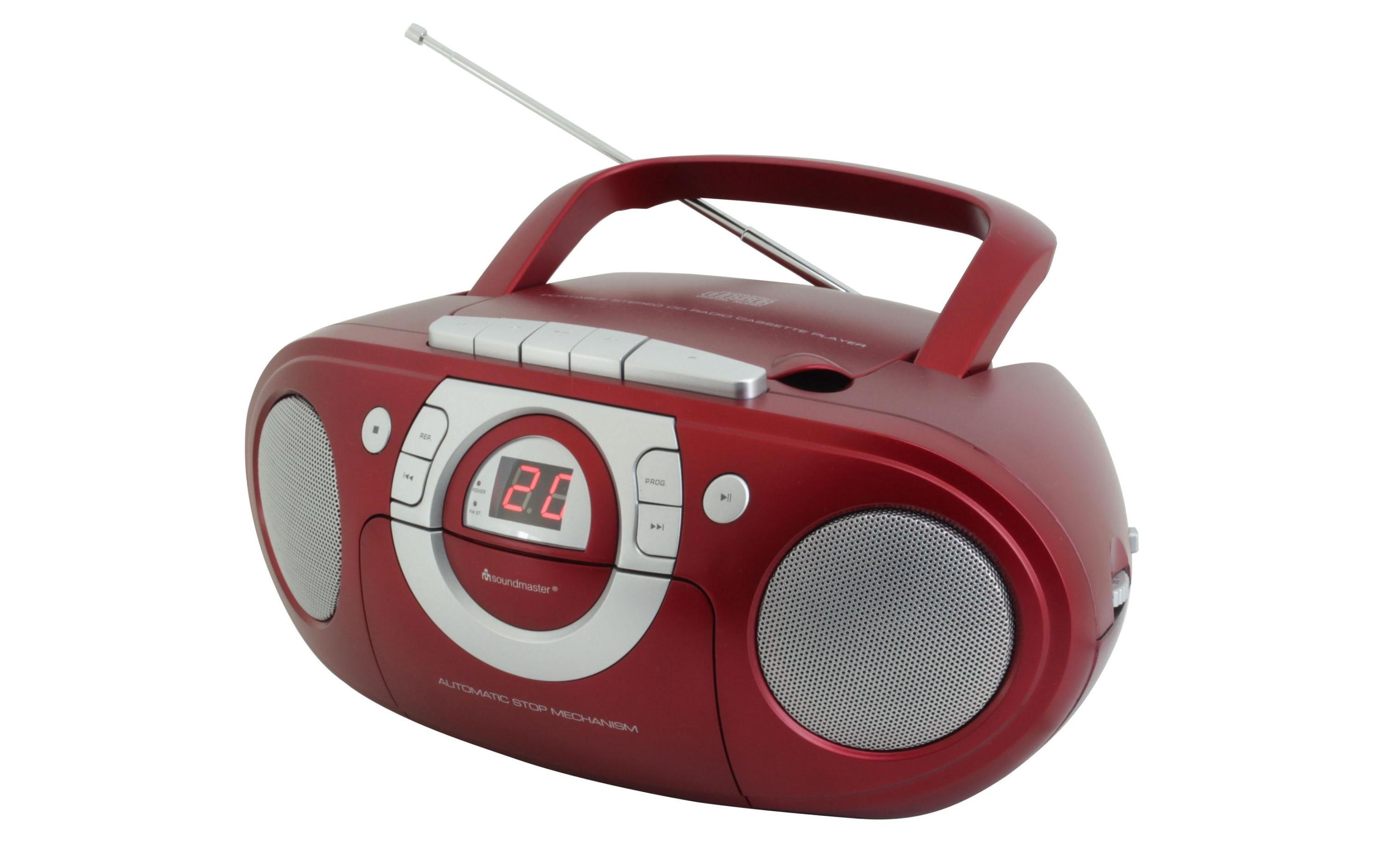soundmaster Radio/CD-Player SCD5100RO Rot