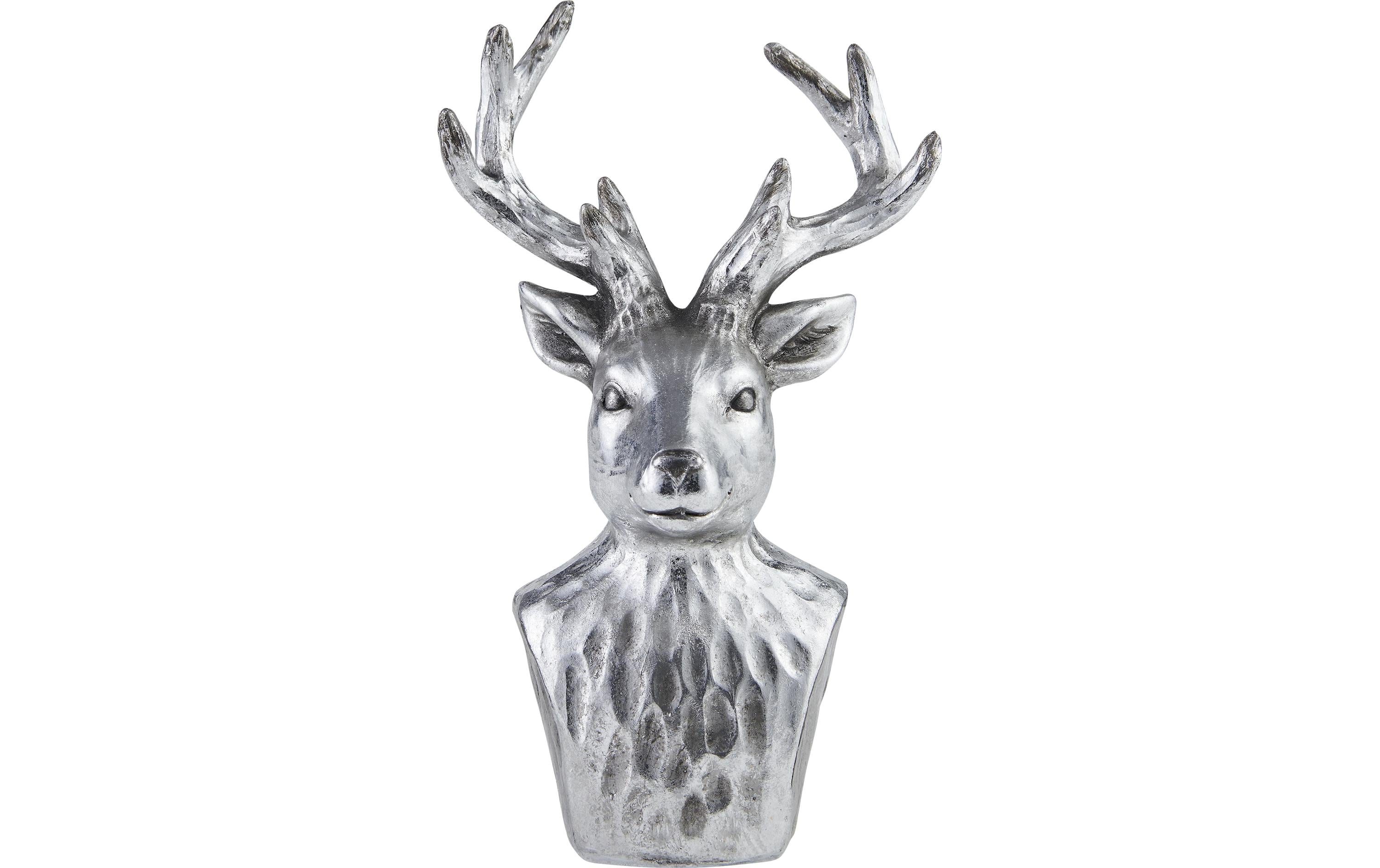 EGLO Weihnachtsfigur Hirsch Lamlash Weihnachtsdeko, Silber