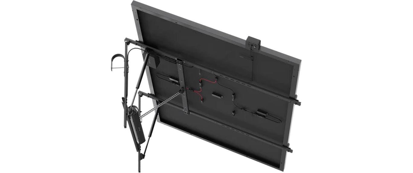 EcoFlow Single Axis Solar Tracker Schwarz