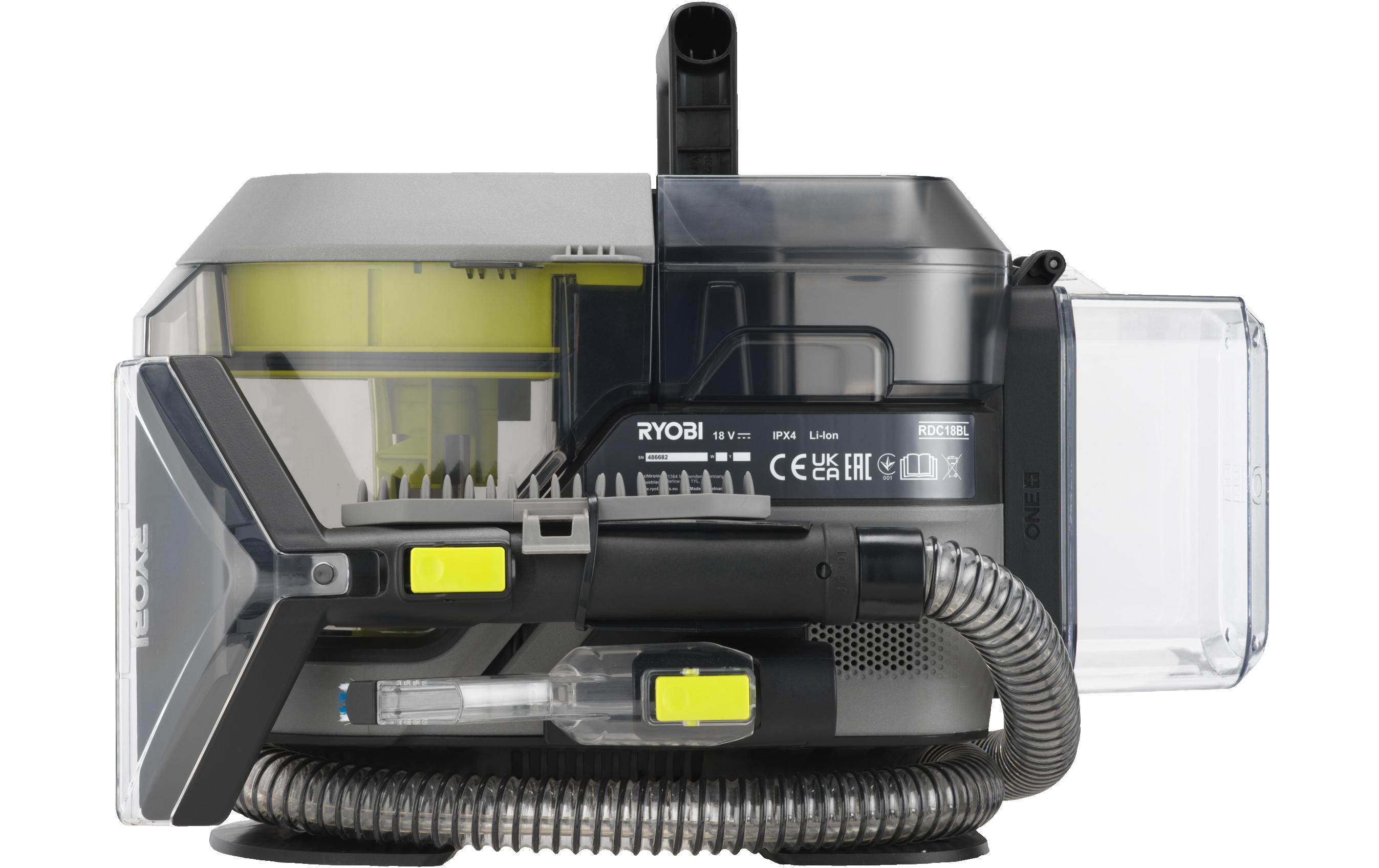 RYOBI Akku-Textielreiniger Pro RDC18BL-0 ohne Akku und Ladegerät