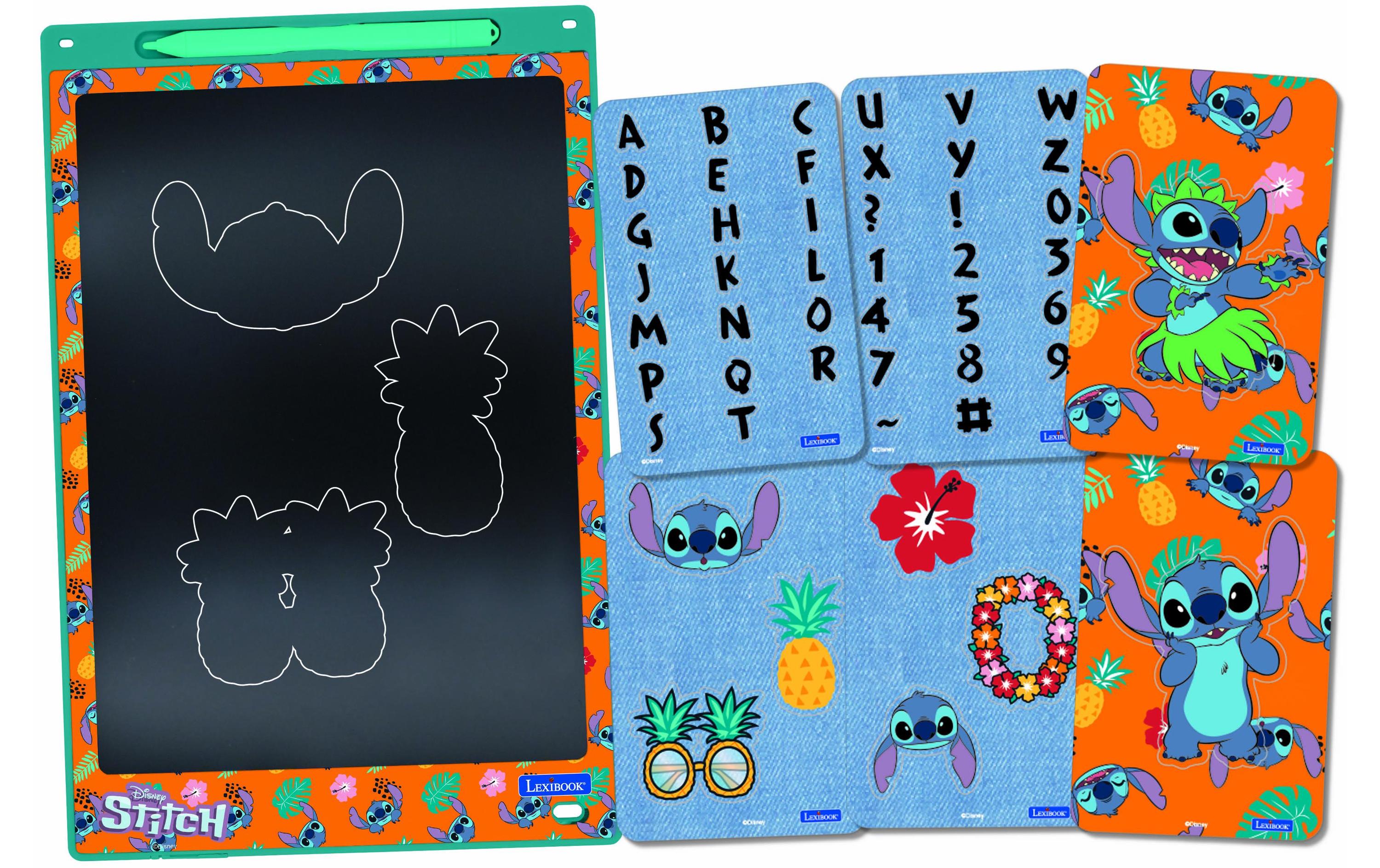 Lexibook Maltafel mit Stitch-Schablonen 28 cm