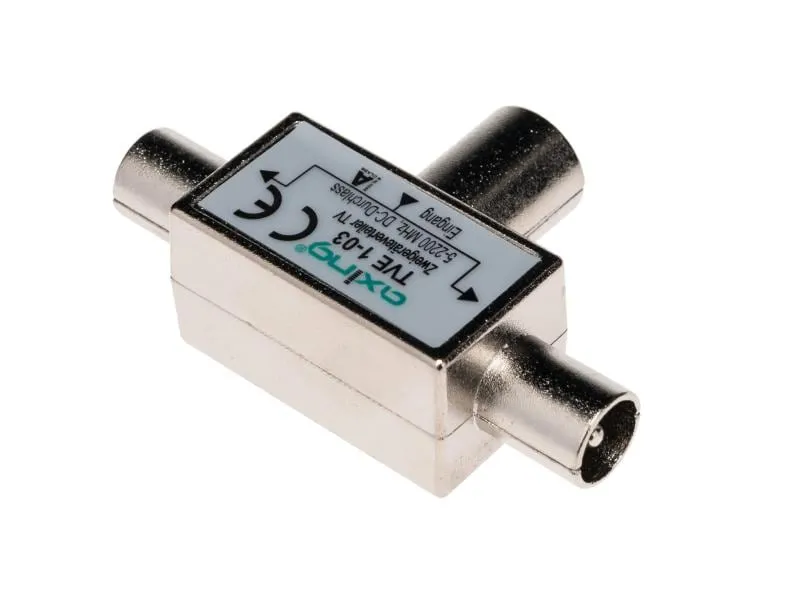 Axing Antennen-Adapter Koax-Zweigeräteverteiler Axing Antennen-Adapter Koax-Zweigeräteverteiler