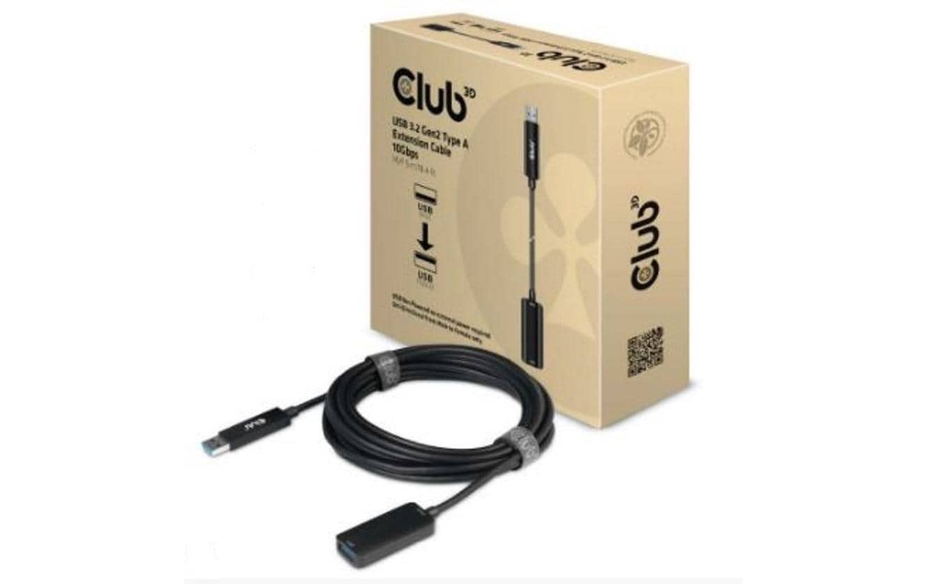 Club 3D Kabel USB 3.2 Gen2 Type-A USB 3.0 - USB 3.0, 5 m