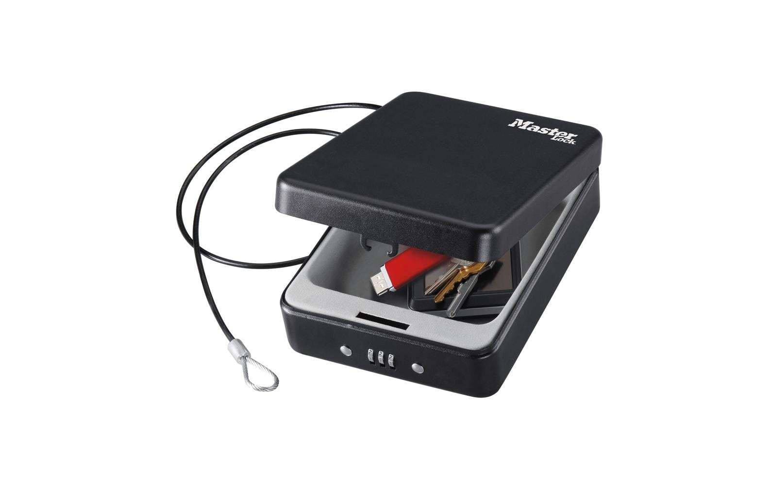 Masterlock Mini Safe P005CEURBLKHRO Schwarz Masterlock Mini Safe P005CEURBLKHRO Schwarz