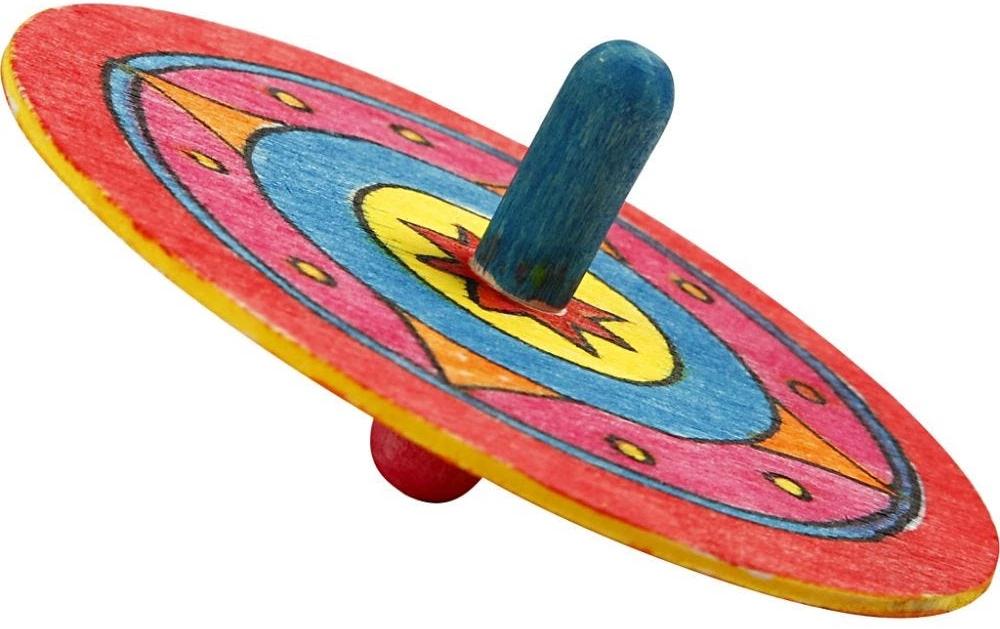 Creativ Company Holzartikel Kreisel 10 Stück