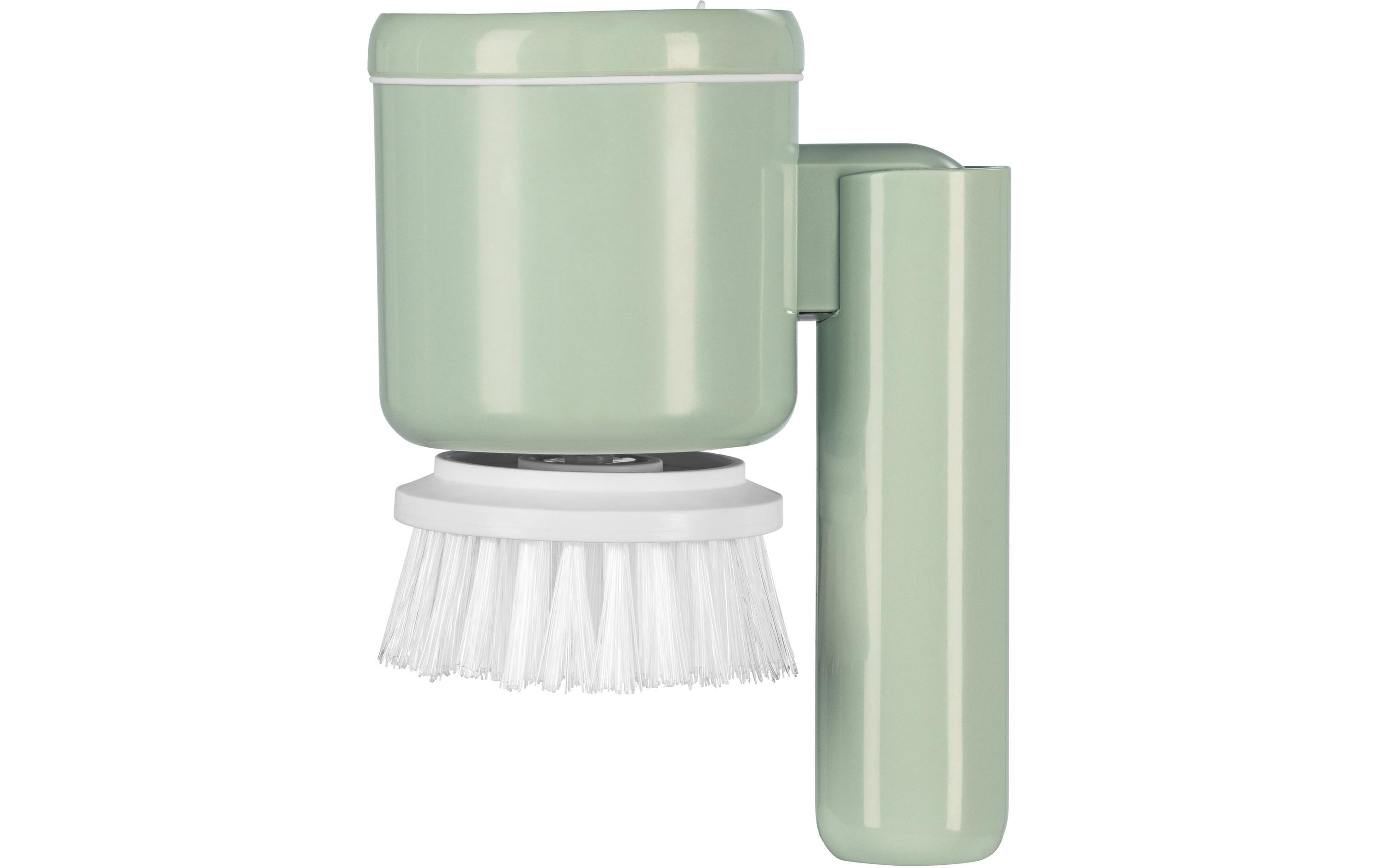 EASYmaxx Akku-Bürsten-Schrubber 4-teilig, Hellgrün