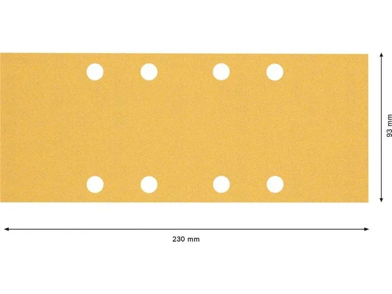 Bosch Professional Schleifpapier EXPERT C470, 93 x 230 mm, G 120, 10-tlg.