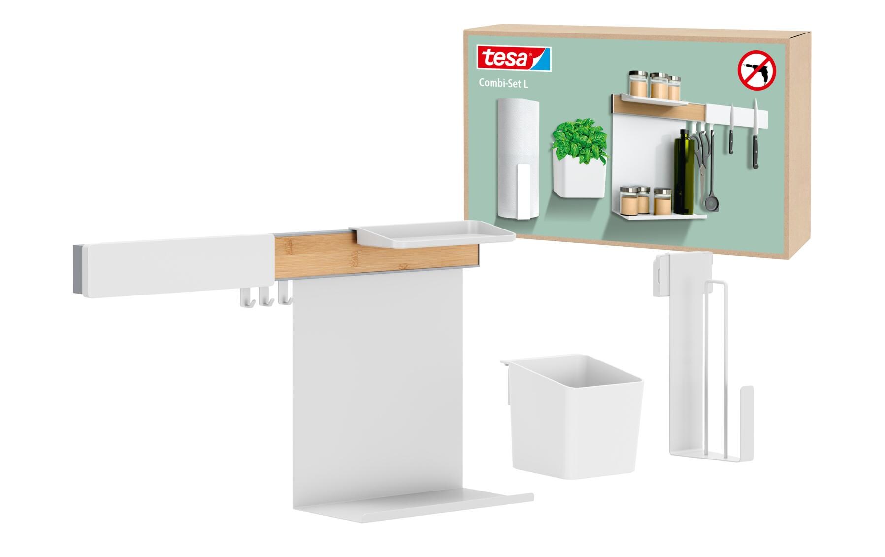 tesa Kombi Set L Bambus/Weiss tesa Kombi Set L Bambus/Weiss