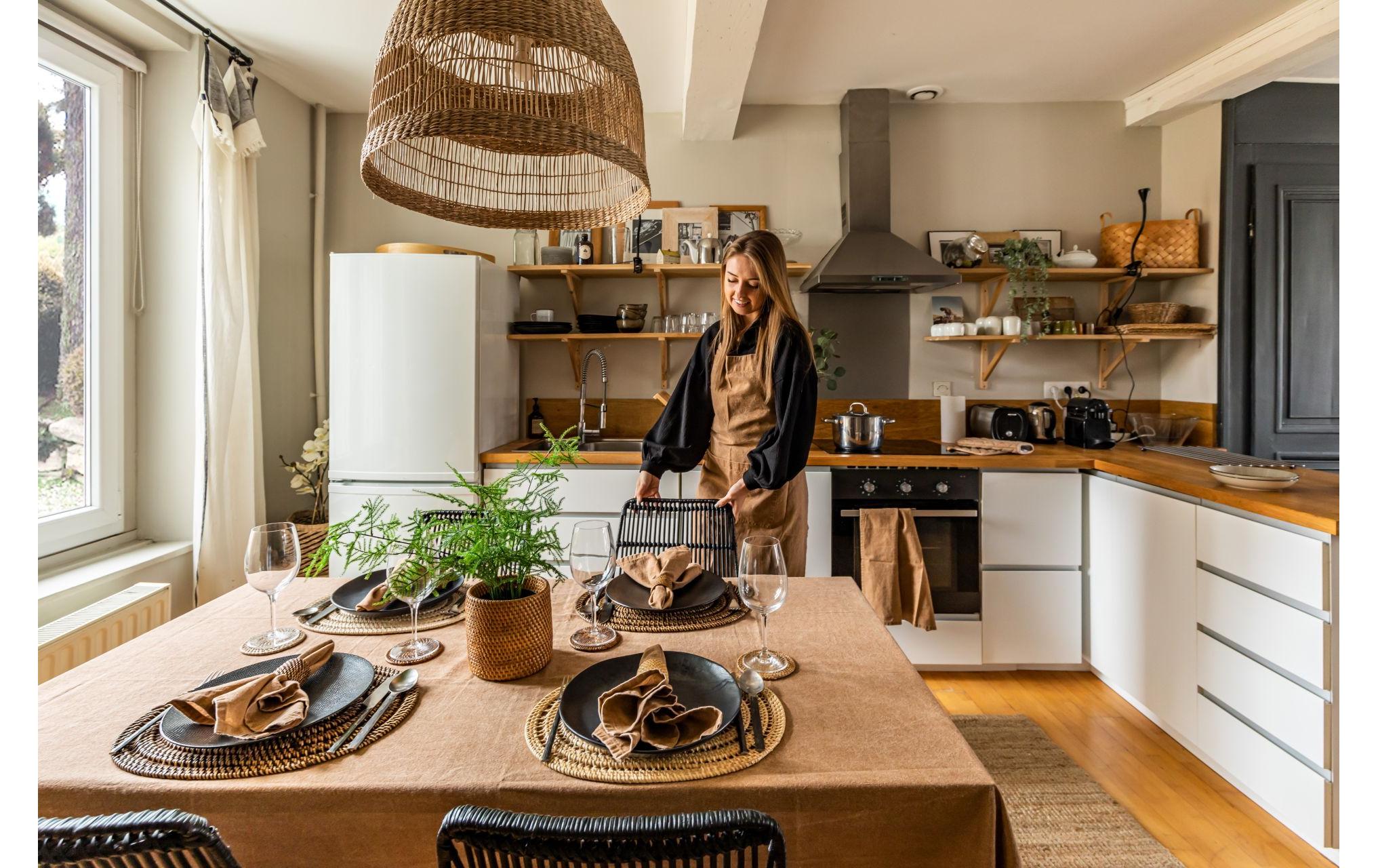 Tiseco Schürze Myrna Senfgelb