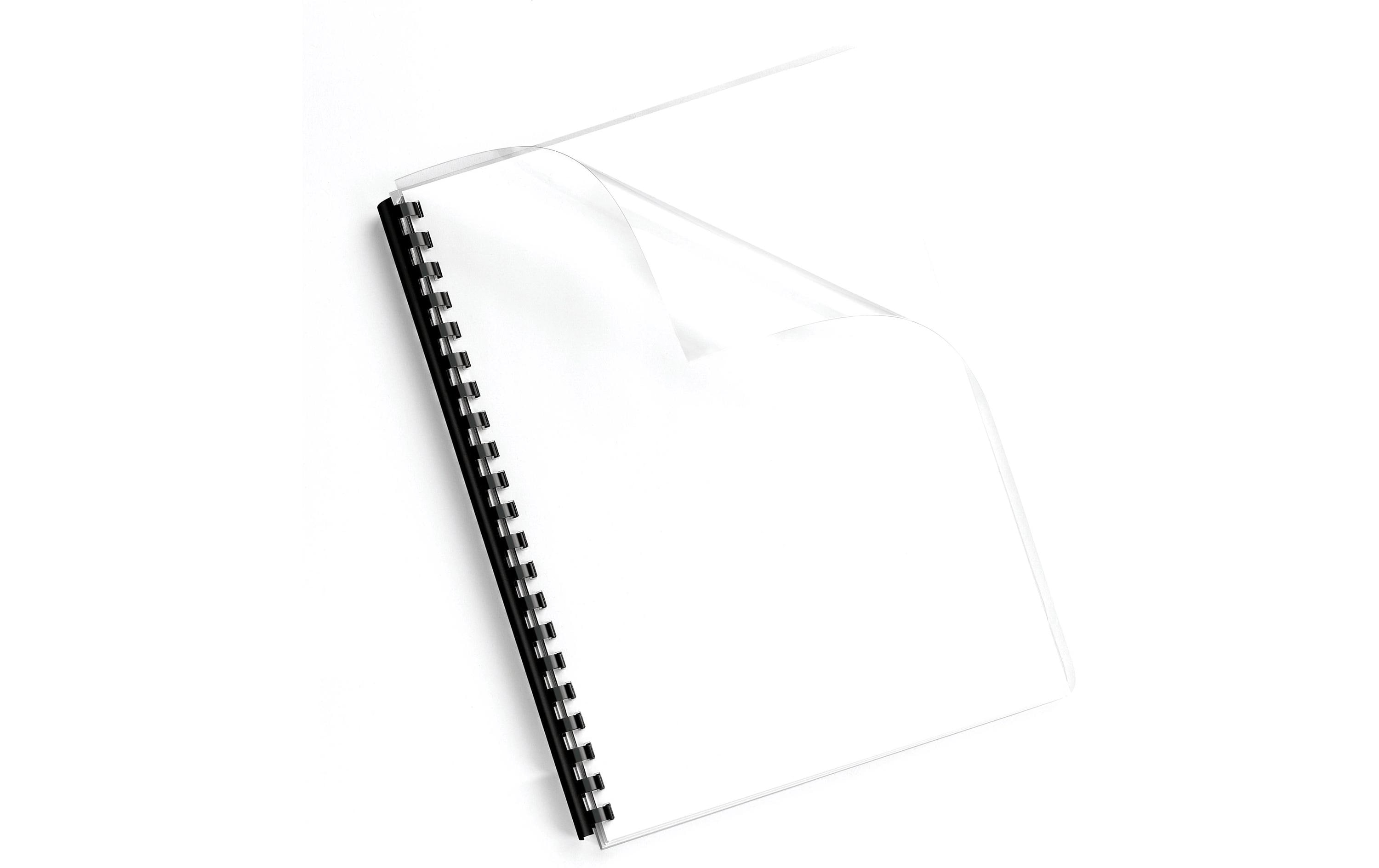 Fellowes Einbanddeckel 200 g/m², 100 Stück, Transparent