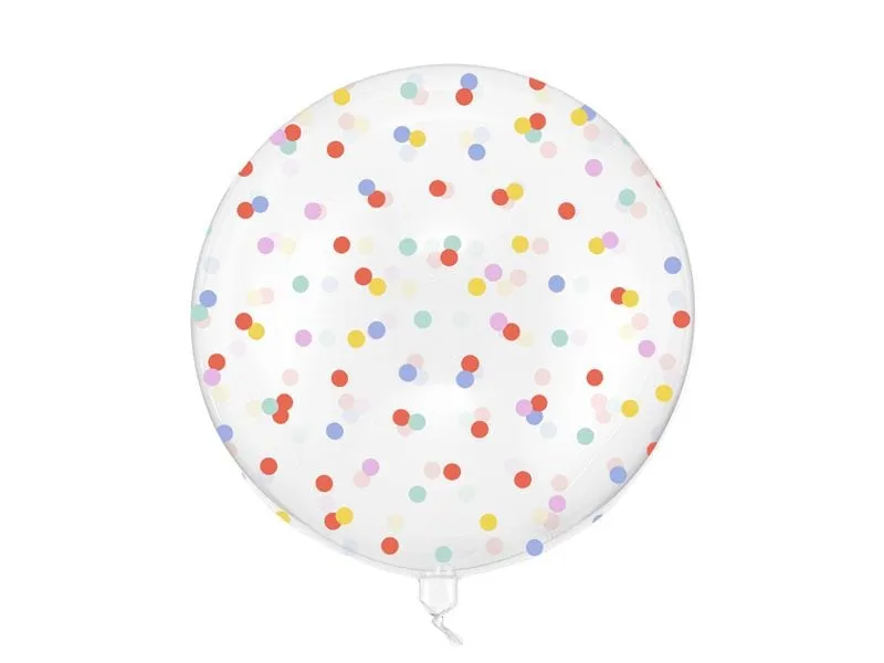 Partydeco Bubble Punkte Transparent Partydeco Bubble Punkte Transparent