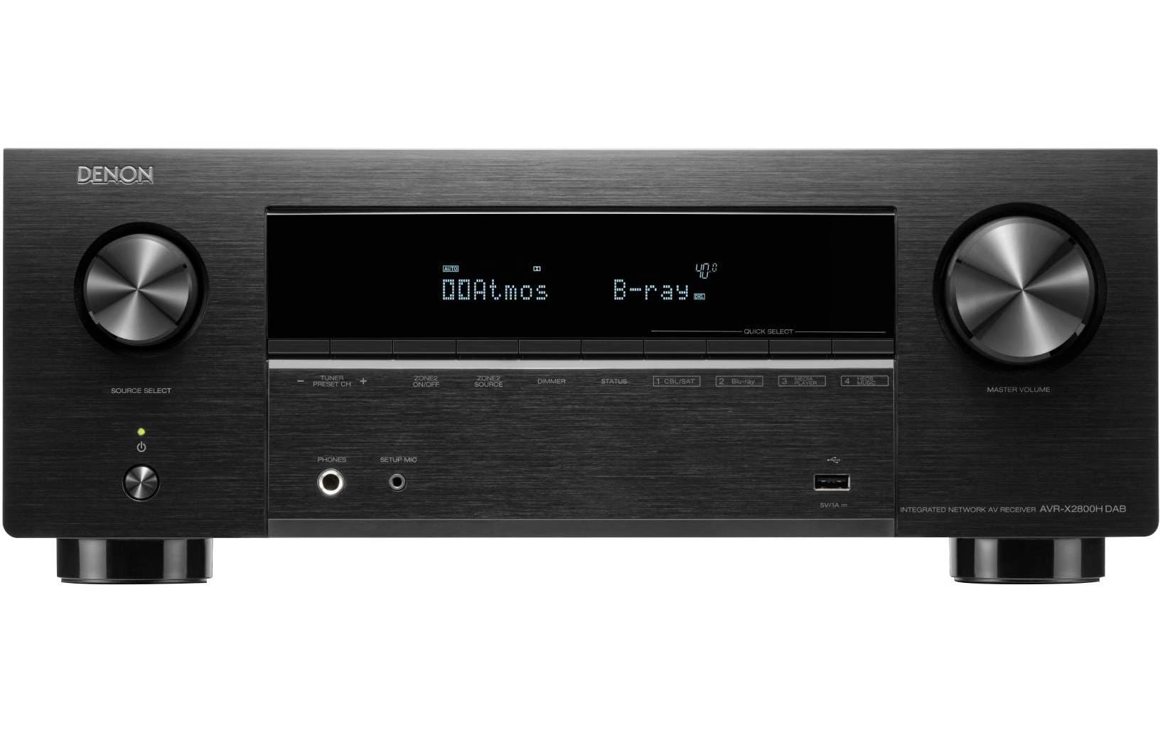 Denon AV-Receiver AVR-X2800H Schwarz Denon AV-Receiver AVR-X2800H Schwarz