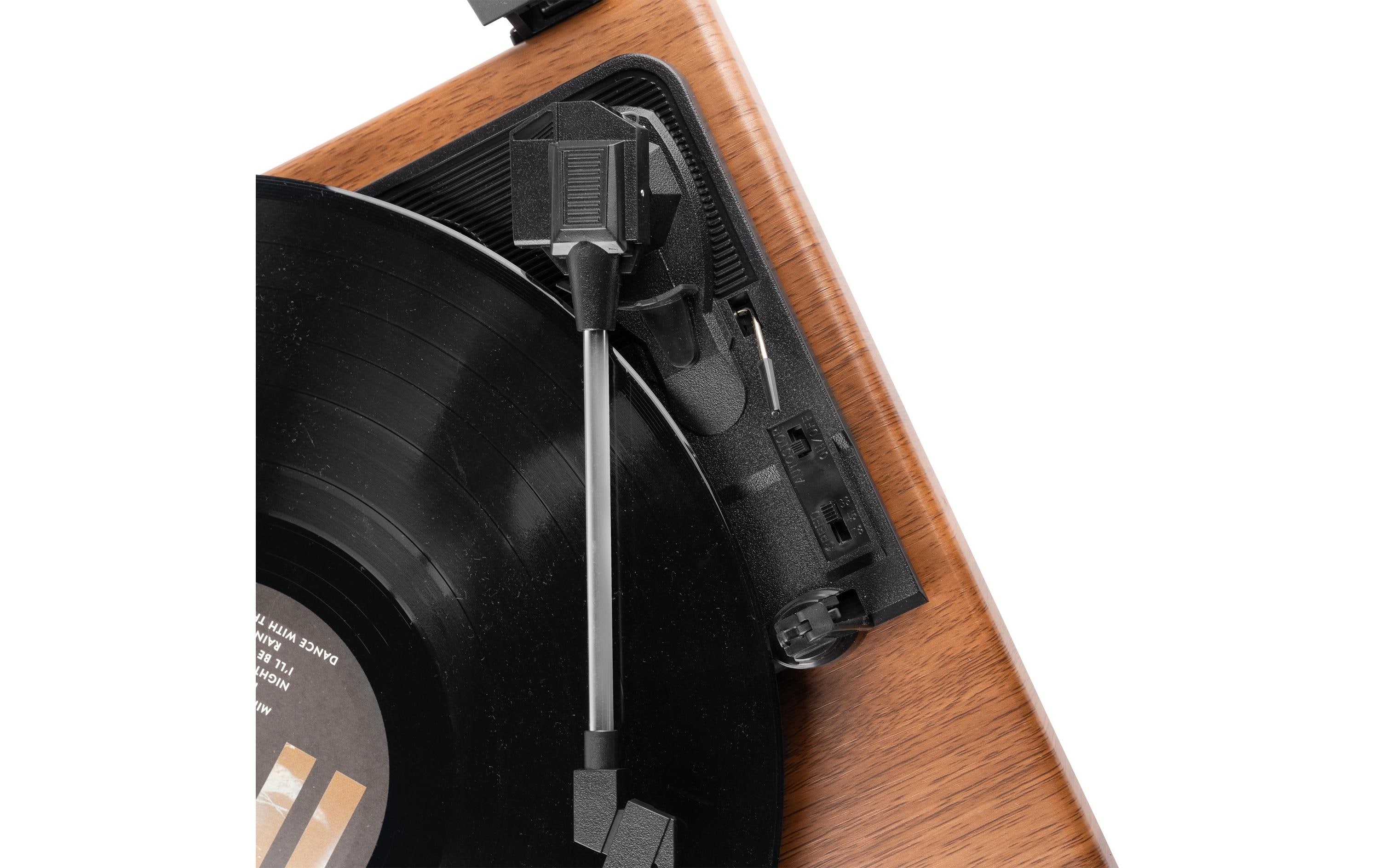 Audizio Plattenspieler mit Bluetooth RP112L Dunkelbraun