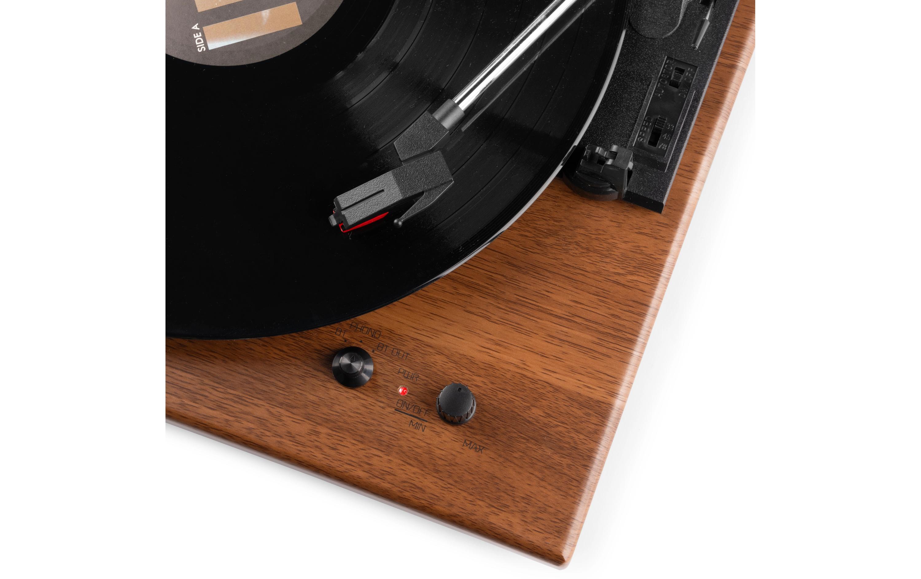 Audizio Plattenspieler mit Bluetooth RP112L Dunkelbraun