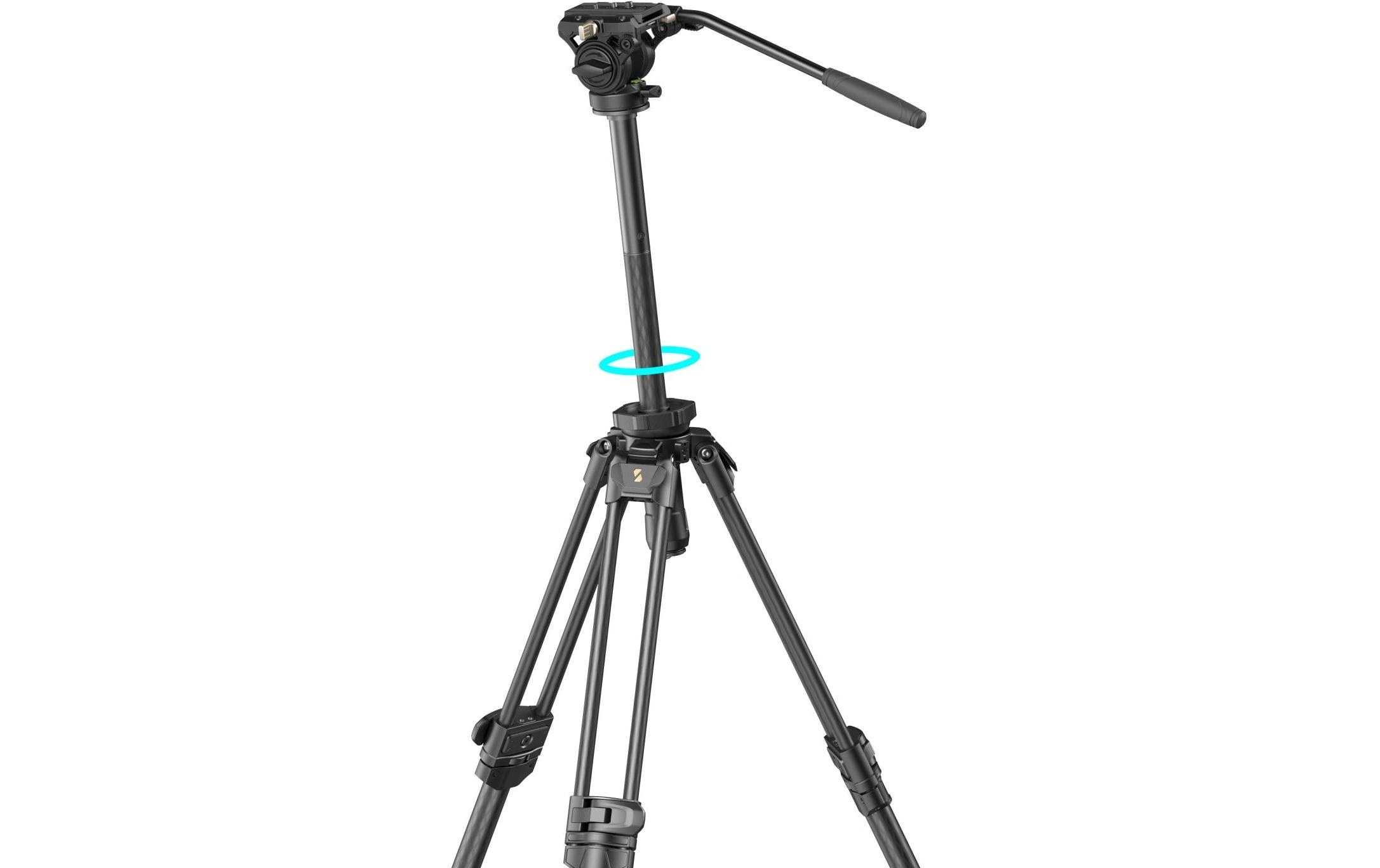 Smallrig Leichtes Video-Stativset aus Kohlefaser AD-50 Pro
