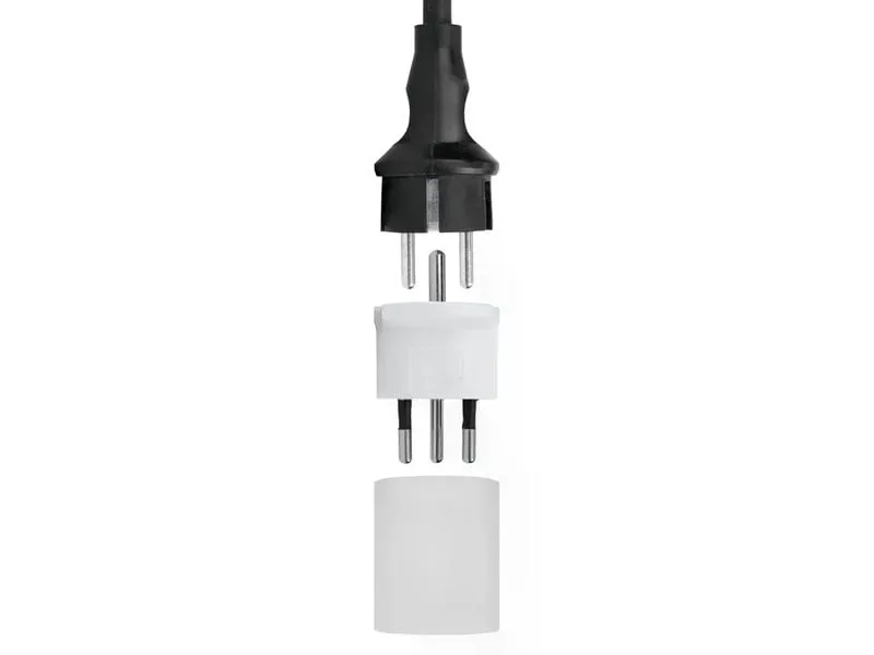 STEFFEN Fixadapter Deutschland CEE7/7 auf Schweiz T12 3-polig, Weiss STEFFEN Fixadapter Deutschland CEE7/7 auf Schweiz T12 3-polig, Weiss