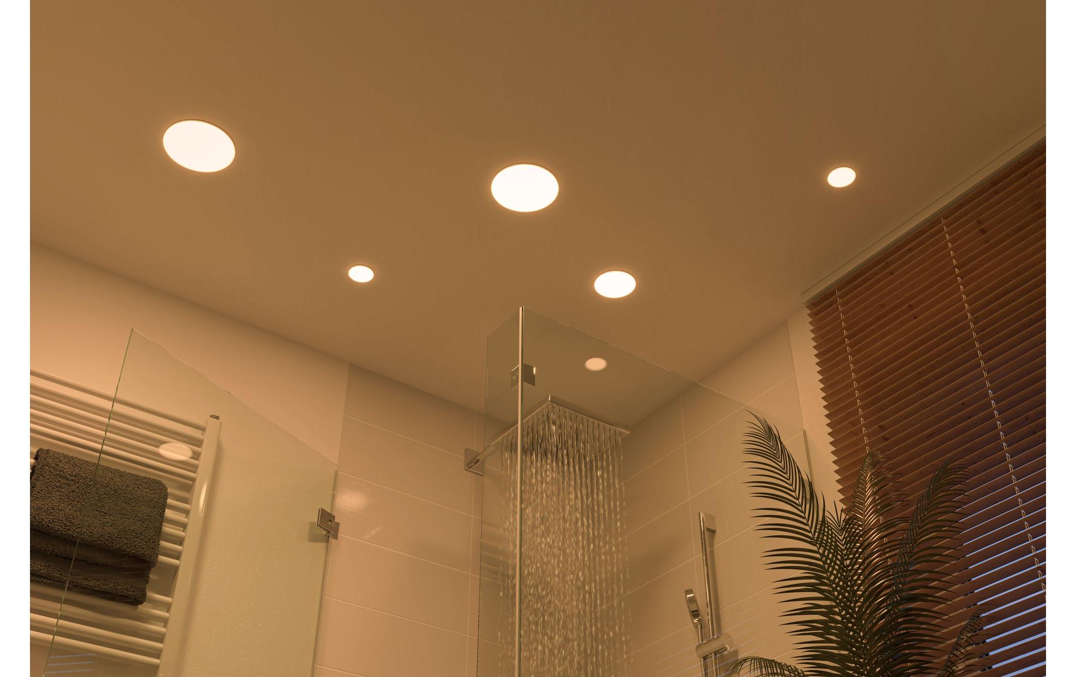 Paulmann Einbauleuchte Veluna VariFit Ø 185 3000 K, Weiss