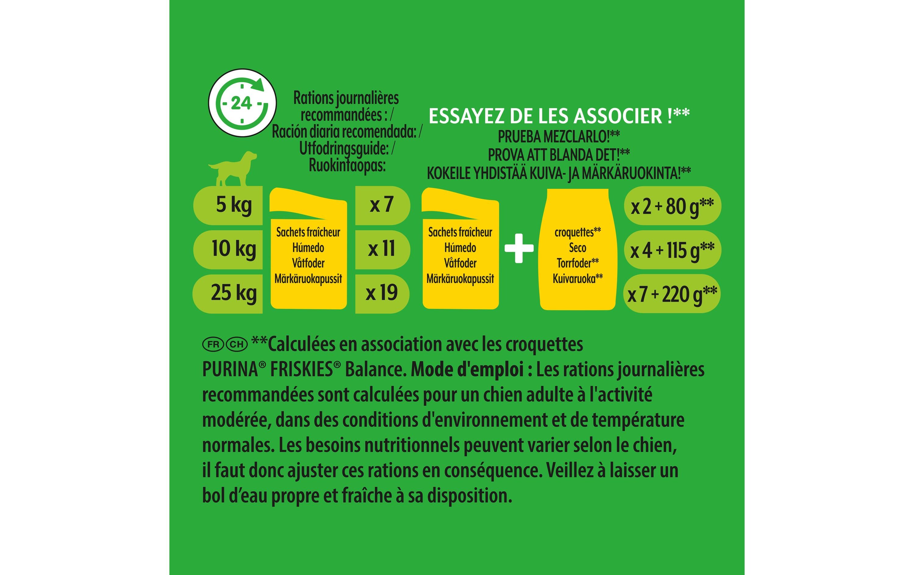 Purina Friskies Nassfutter Adult mit Rind, Huhn, Lamm in Sauce 24 x 85 g