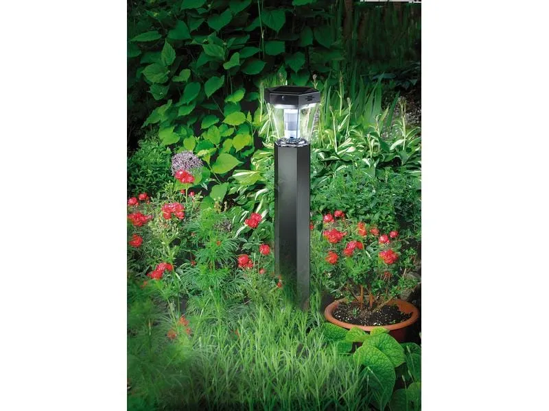 Brennenstuhl Sockelleuchte SOLAR silber