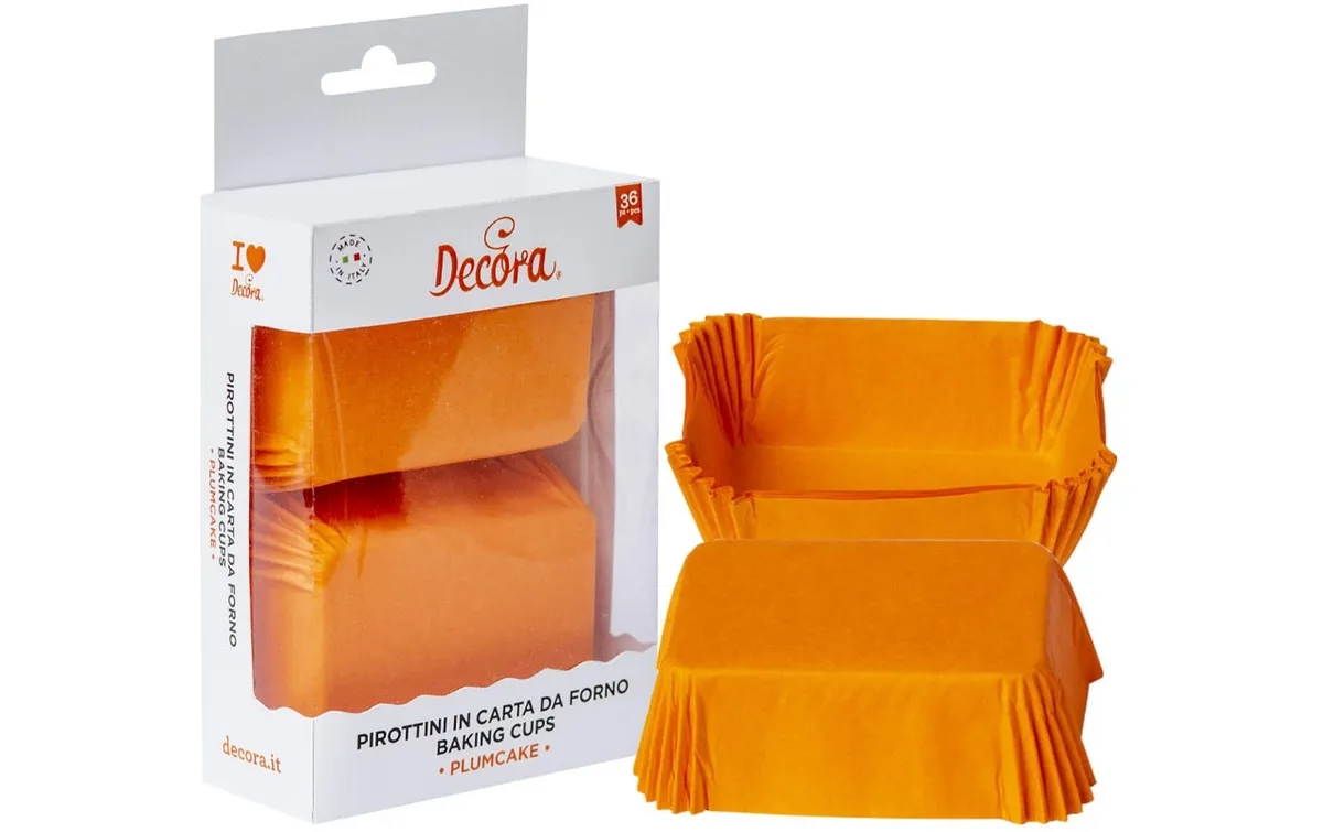 Decora Mini-Cake-Backform 1 Stück, Orange Decora Mini-Cake-Backform 1 Stück, Orange