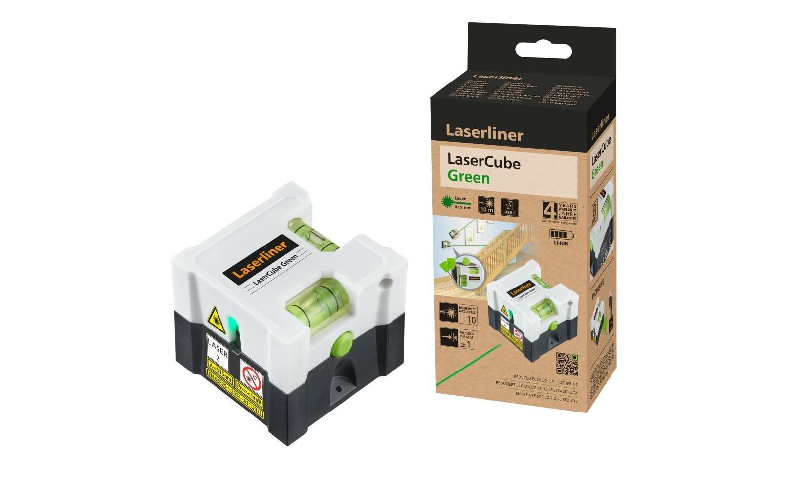 Laserliner Linienlaser LaserCube Green 10 m Laserliner Linienlaser LaserCube Green 10 m