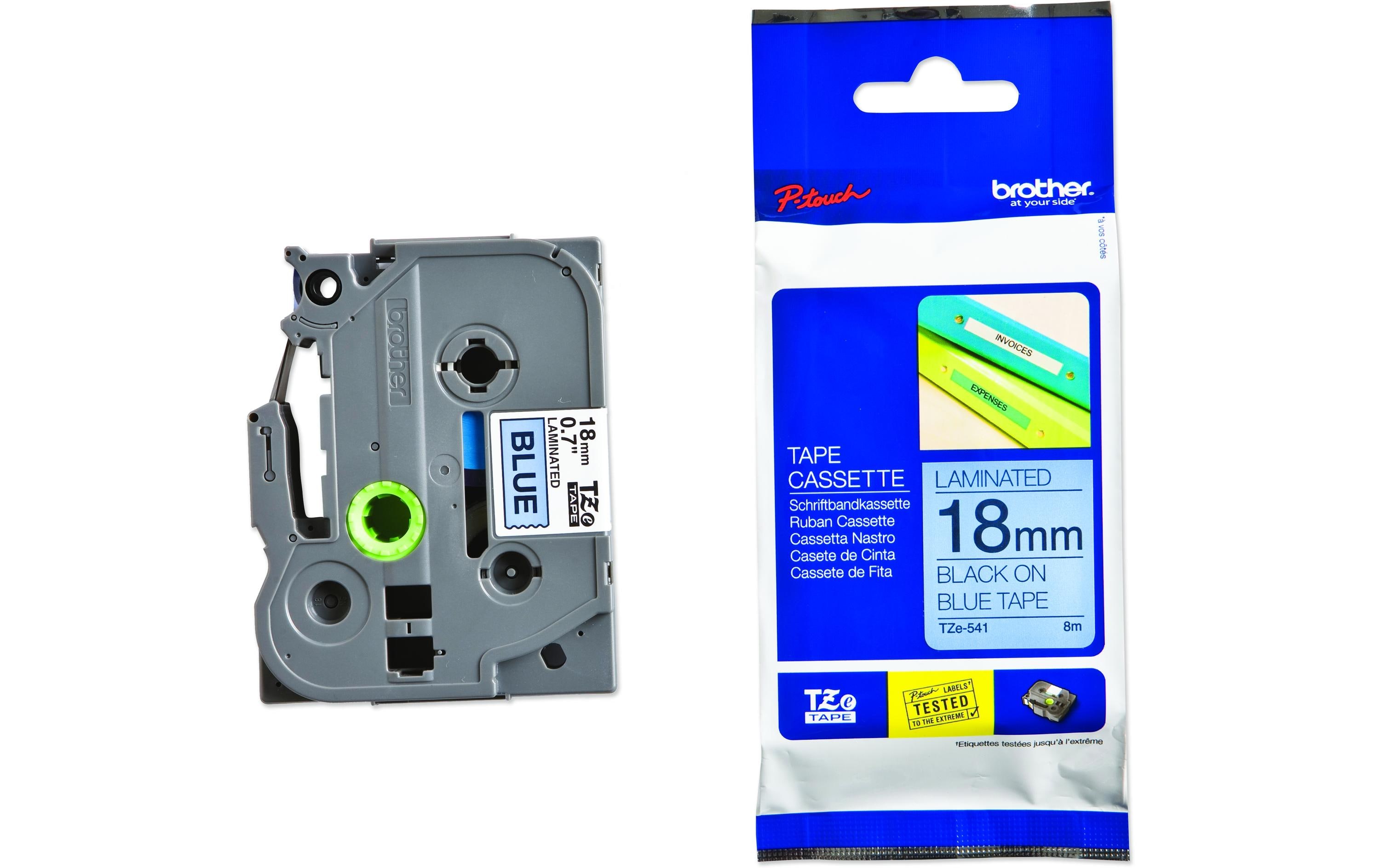 Brother Beschriftungsband TZE-541 Schwarz auf Blau Brother Beschriftungsband TZE-541 Schwarz auf Blau