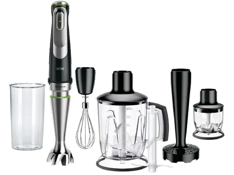 Braun Stabmixer MultiQuick 9 MQ9147X Schwarz/Silber