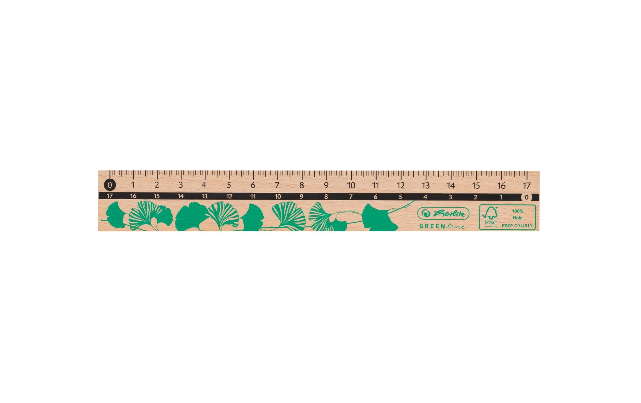 Herlitz Lineal Greenline 17 cm