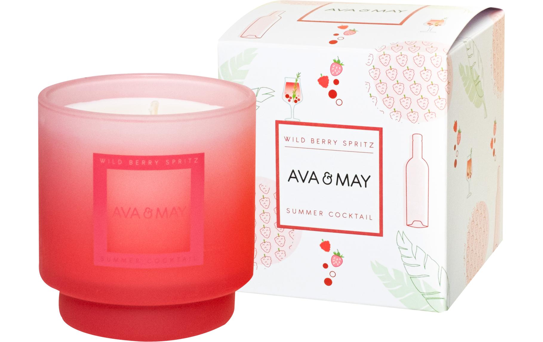 AVA & MAY Wild Berry Spritz Duftkerze 200 g