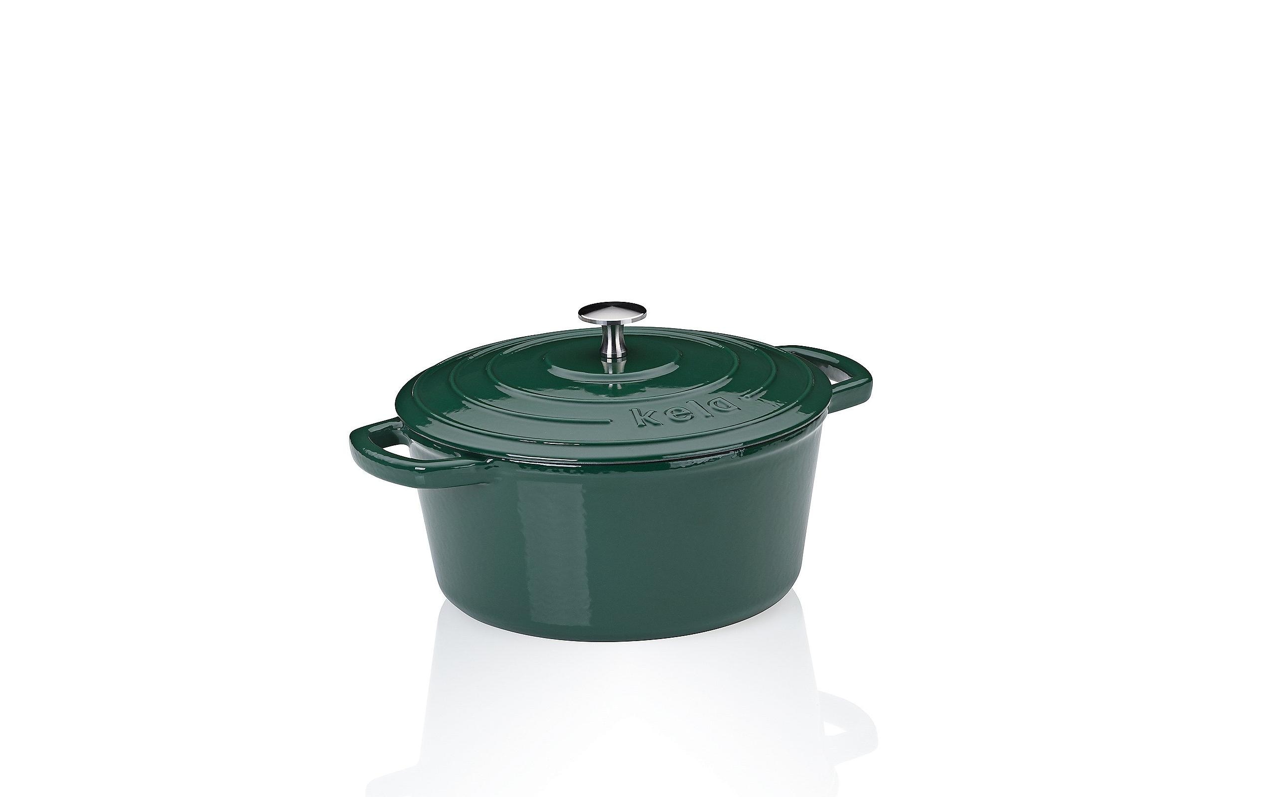 Kela Bräter Calido rund 24 cm, Grün