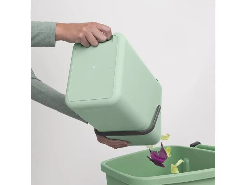 Brabantia Recyclingbehälter Sort & Go 12 l, Hellgrün Brabantia Recyclingbehälter Sort & Go 12 l, Hellgrün