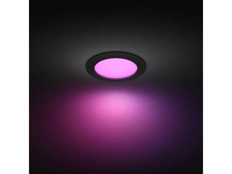 Philips Hue Deckenleuchte WCA Slim Recessed Light L Schwarz