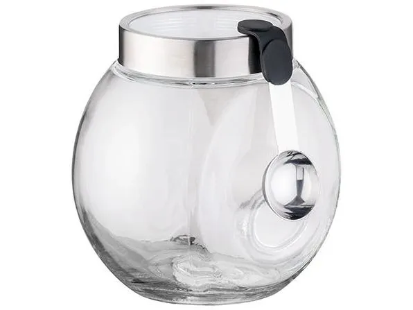 APS Vorratsglas Vorratsdose mit Löffel, ca. D20 cm. H18 cm APS Vorratsglas Vorratsdose mit Löffel, ca. D20 cm. H18 cm