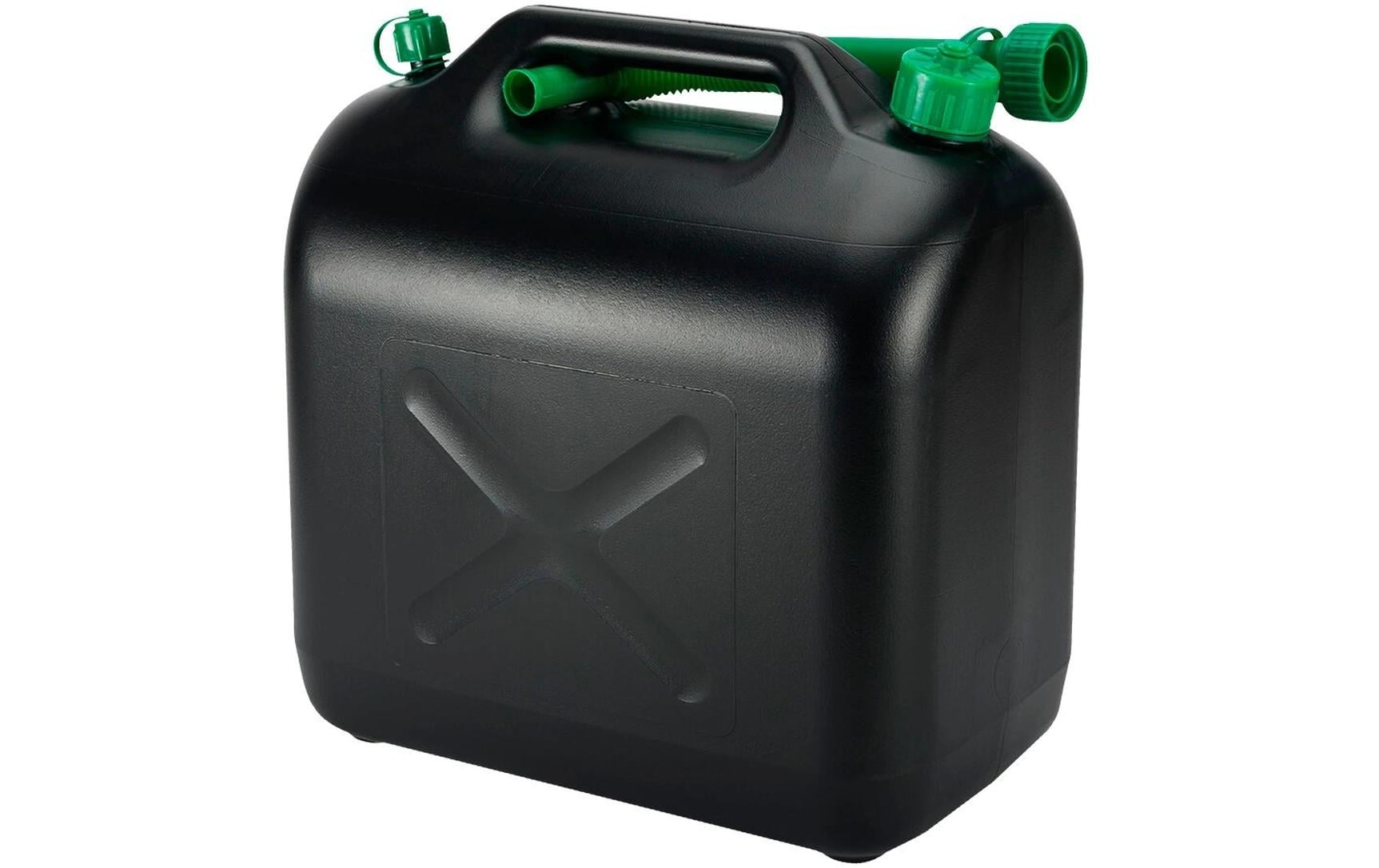 TopLine Kunststoff-Benzinkanister, 20 Liter, schwarz