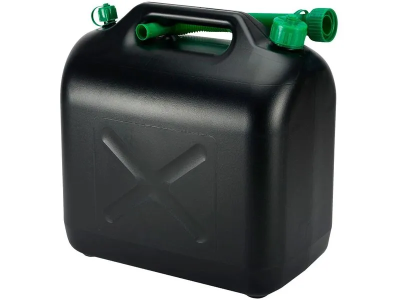 TopLine Kunststoff-Benzinkanister, 20 Liter, schwarz TopLine Kunststoff-Benzinkanister, 20 Liter, schwarz