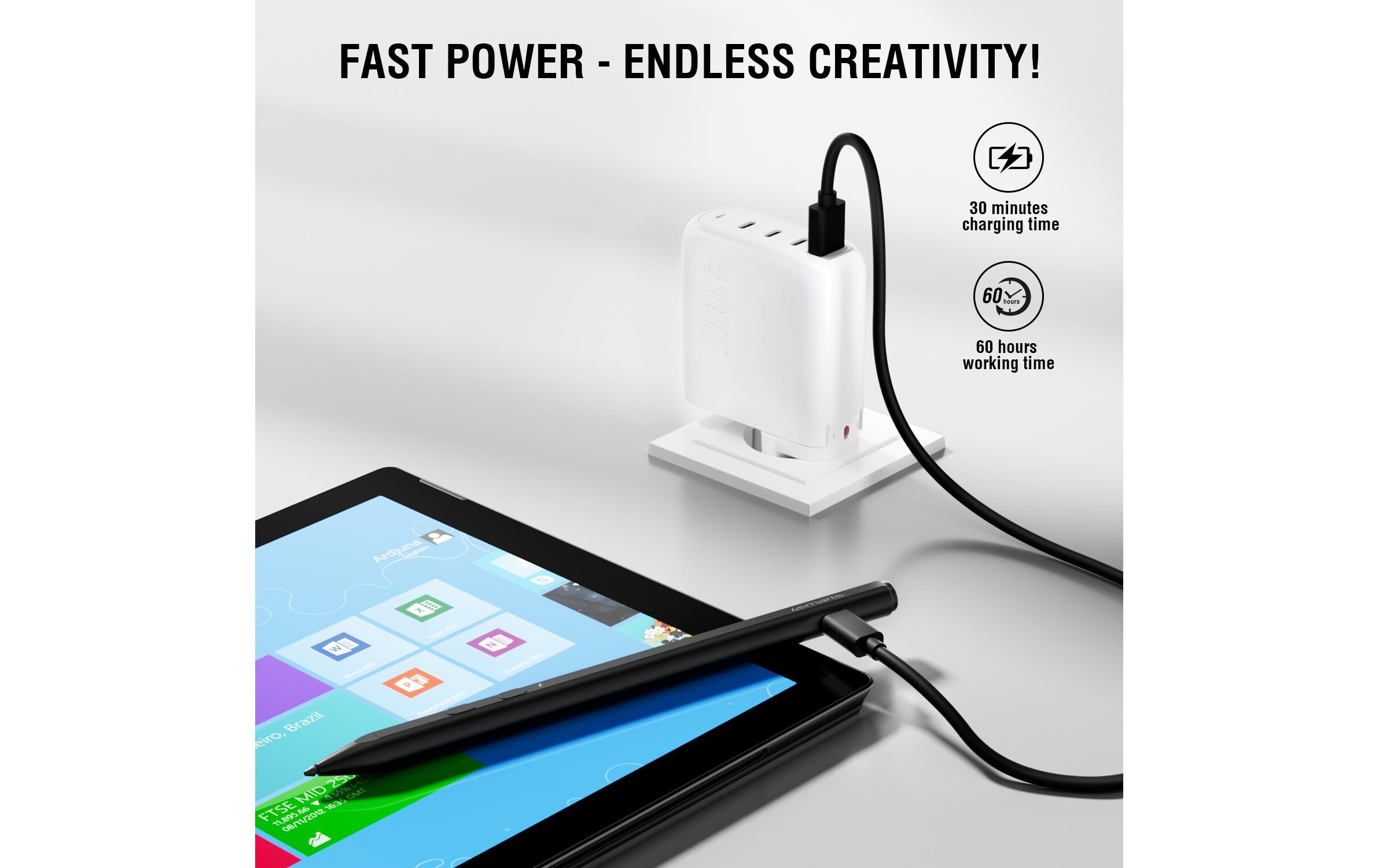 4smarts Eingabestift MPP Sylus Pen Schwarz 4smarts Eingabestift MPP Sylus Pen Schwarz